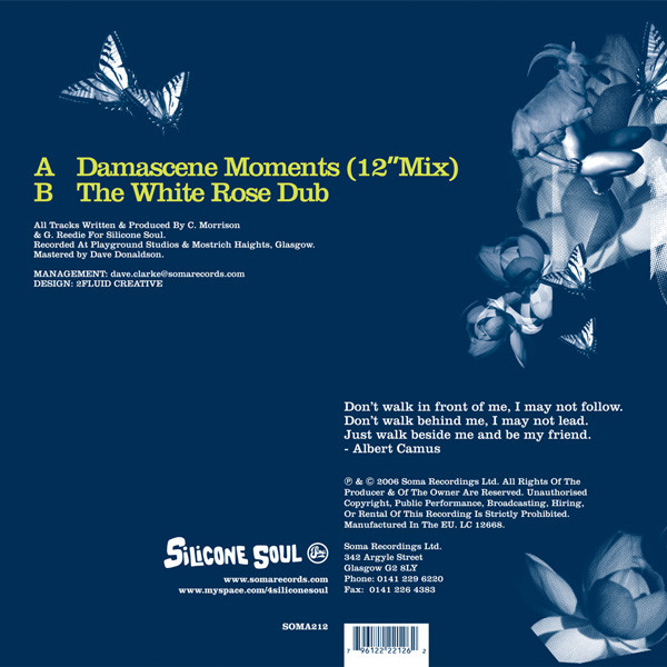 Silicone Soul - DamasceneMoments | Soma Quality Recordings (SOMA 212) - 2