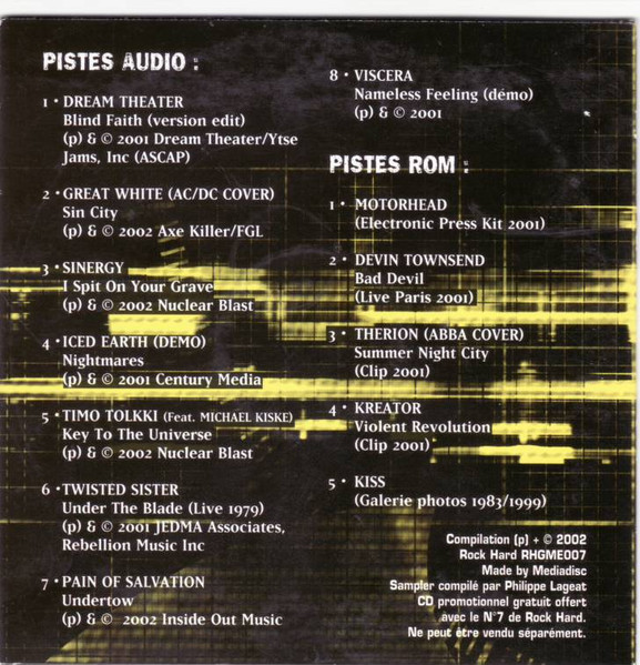 Various - RockHard N°7 | RockHard (RHGME007) - 2