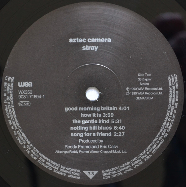 Aztec Camera - Stray | WEA (WX 350) - 4