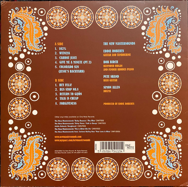 The New Mastersounds - 102% | One Note (ONRLP009) - 2 The New Mastersounds - 102% | One Note (ONRLP009) - 2