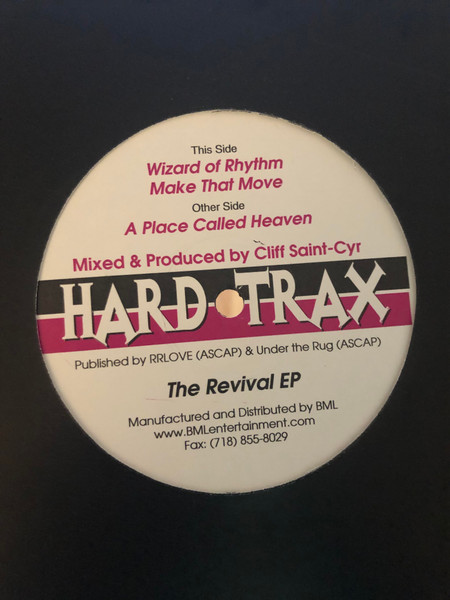 Cliff Saint-Cyr - The Revival EP | Hardtrax Records (tfc001)