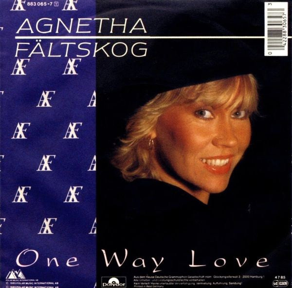 Agnetha Fältskog - One Way Love | Polydor (883 065-7)