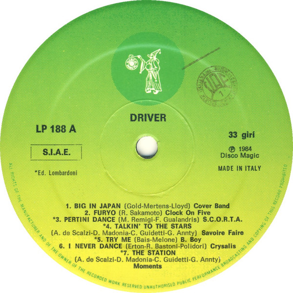 Various - Driver | Discomagic Records (LP 188) - 2