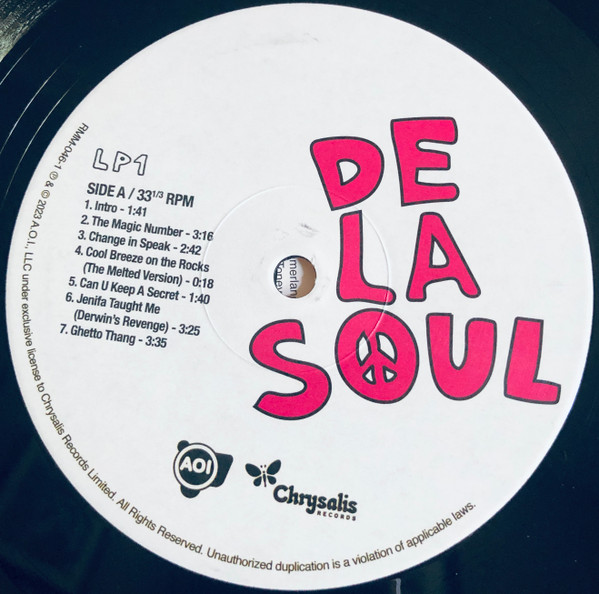 De La Soul - 3 Feet High And Rising | AOI Records (RMM-046-1) - 3 De La Soul - 3 Feet High And Rising | AOI Records (RMM-046-1) - 3