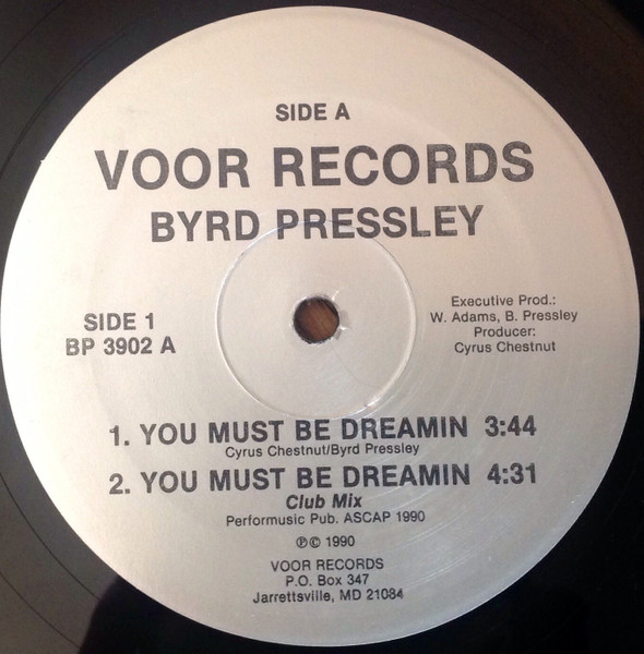 Byrd Pressley - You Must Be Dreamin | Voor Records (BP 3902) - main