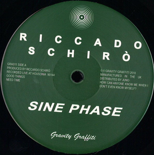 Riccardo Schirò / GG FX - Sine Phase / Islands | Gravity Graffiti (GRA011) - 2