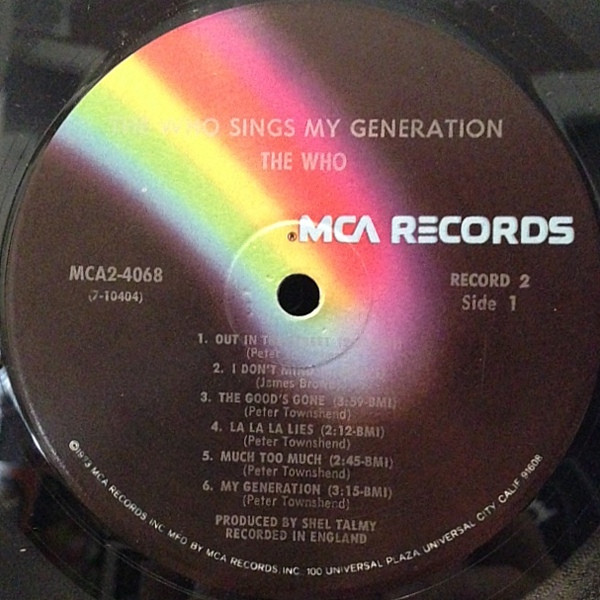 The Who - Magic Bus / My Generation | MCA Records (MCA2-4068) - 4