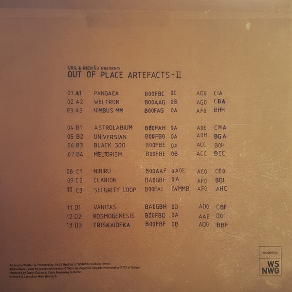Vril & Rødhåd - Out Of Place Artefacts II | WSNWG (WSNWG010) - 2