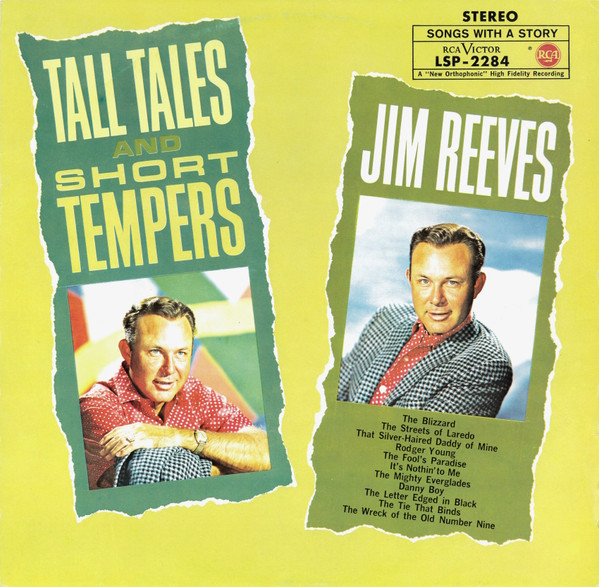Jim Reeves - Tall Tales And Short Tempers | RCA Victor (LSP-2284) - main Jim Reeves - Tall Tales And Short Tempers | RCA Victor (LSP-2284) - main