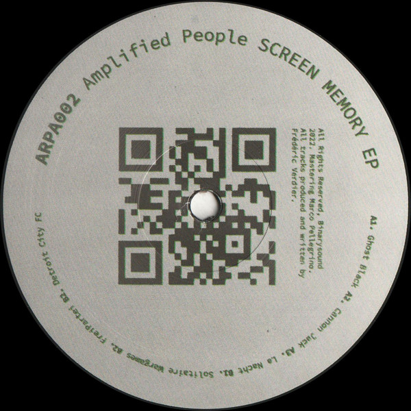 Amplified People - Screen Memory EP | Arpanet (ARPA002) - main Amplified People - Screen Memory EP | Arpanet (ARPA002) - main