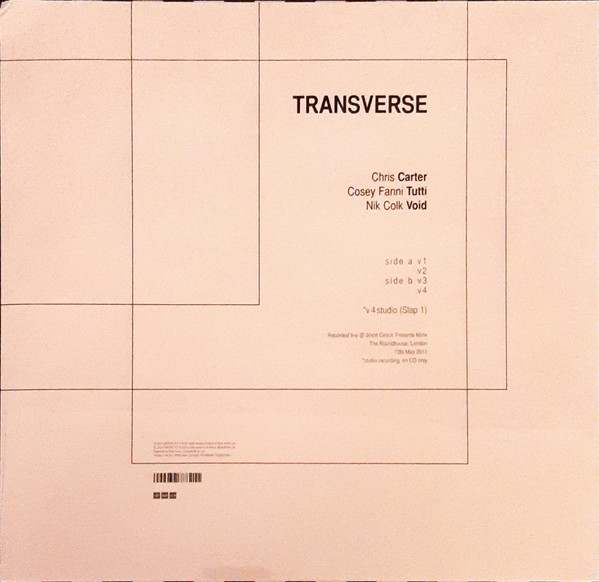 Carter Tutti Void - Transverse | Mute (STUMM340) - 2