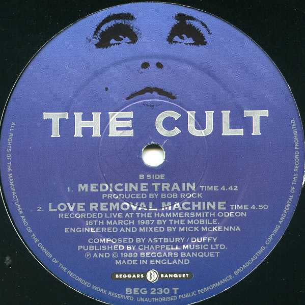 The Cult - Edie (Ciao Baby) | Beggars Banquet (BEG 230 T)