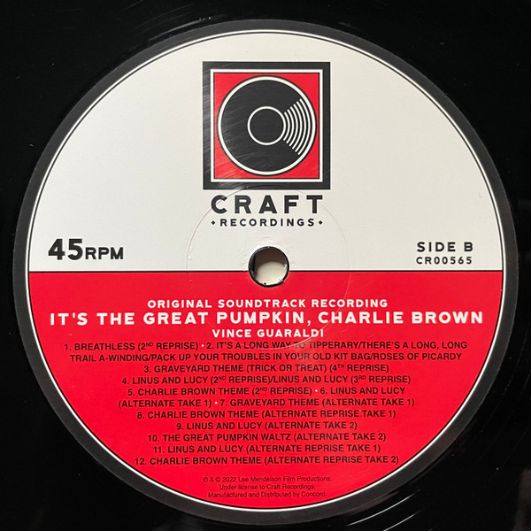 Vince Guaraldi - It's The Great Pumpkin, Charlie Brown (Original Soundtrack Recording) | Craft Recordings (CR00565) - 4