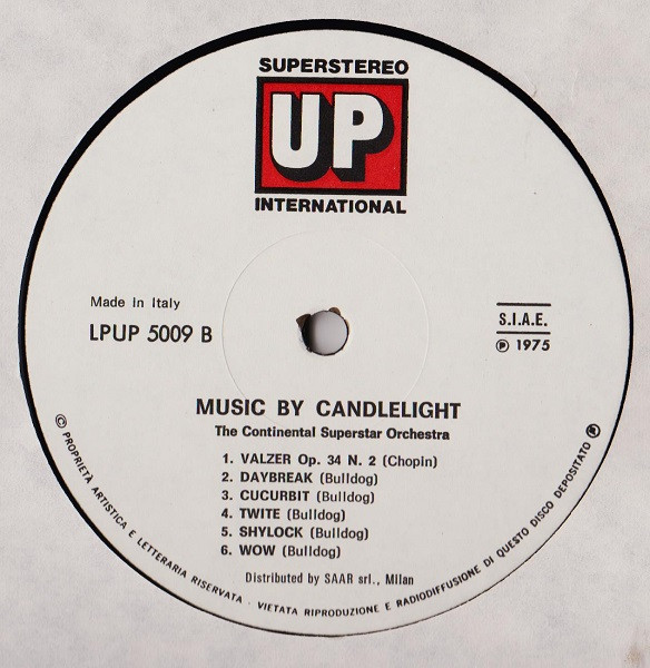 The Continental Superstar Orchestra & Singers - Music By Candlelight | Up (LPUP 5009) - 4 The Continental Superstar Orchestra & Singers - Music By Candlelight | Up (LPUP 5009) - 4