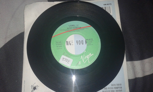 Peter Frampton - Lying | Virgin (VIN 45173) - 3