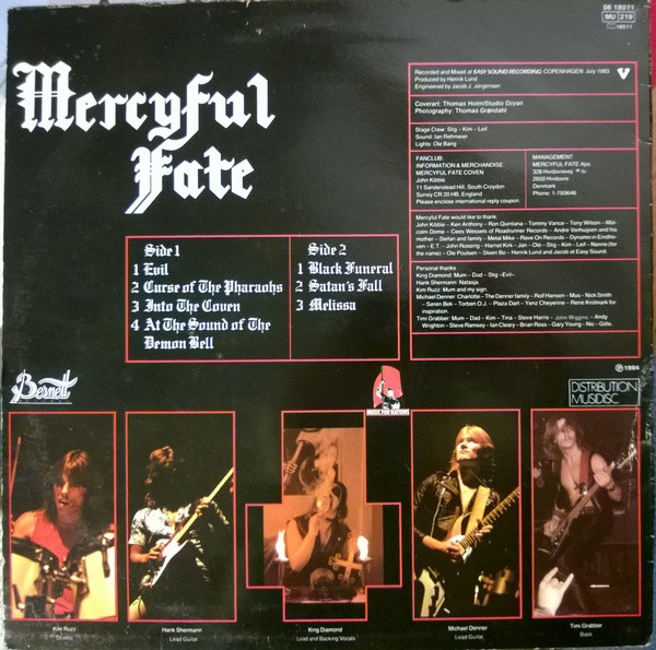 Mercyful Fate - Melissa | Bernett Records (SB 18011) - 2 Mercyful Fate - Melissa | Bernett Records (SB 18011) - 2