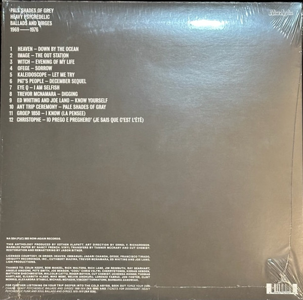 Various - Pale Shades Of Grey (Heavy Psychedelic Ballads And Dirges 1969-1976) | Now-Again Records (NA 5254)