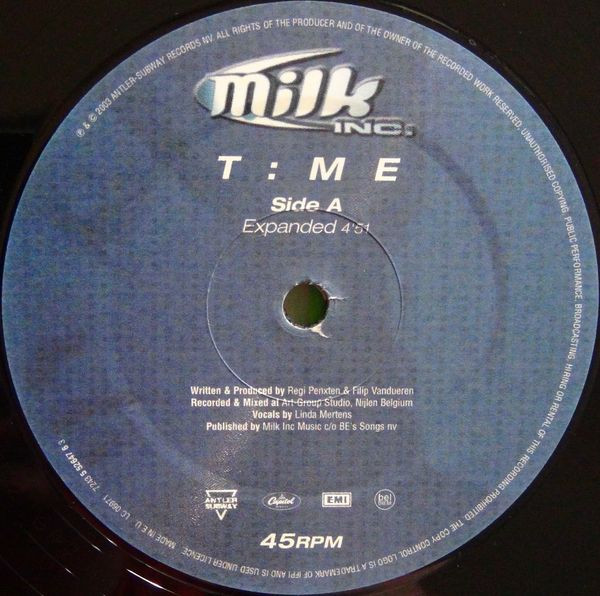 Milk Inc. - Time / Breathe Without You | Antler-Subway (7243 5 52648 6 2)