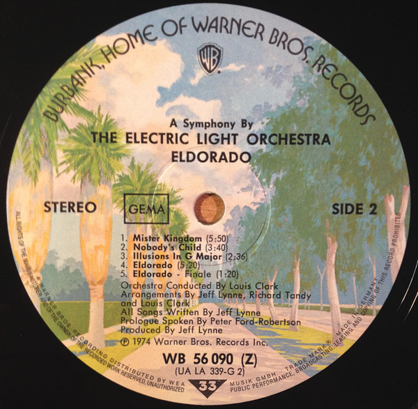 Electric Light Orchestra - Eldorado - A Symphony By The Electric Light Orchestra | Warner Bros. Records (WB 56 090) - 4 Electric Light Orchestra - Eldorado - A Symphony By The Electric Light Orchestra | Warner Bros. Records (WB 56 090) - 4