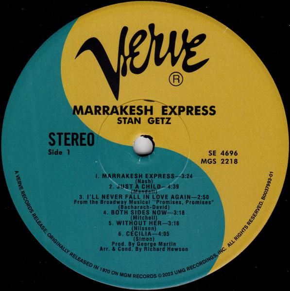 Stan Getz - Marrakesh Express | Verve Records (B0037993-01) - 3 Stan Getz - Marrakesh Express | Verve Records (B0037993-01) - 3