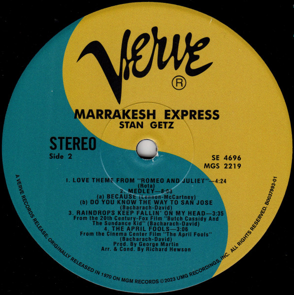 Stan Getz - Marrakesh Express | Verve Records (B0037993-01) - 4 Stan Getz - Marrakesh Express | Verve Records (B0037993-01) - 4