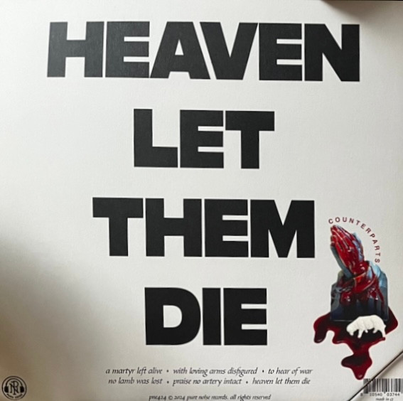 Counterparts - Heaven Let Them Die | Pure Noise Records (PNE424) - 4 Counterparts - Heaven Let Them Die | Pure Noise Records (PNE424) - 4