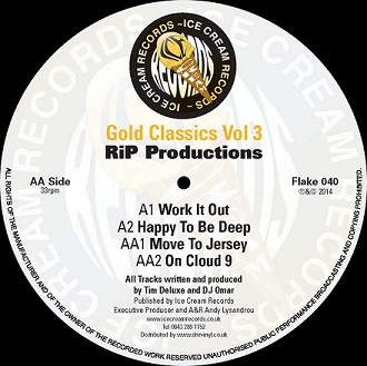 R.I.P. Productions - Gold Classics Vol 3 | Ice Cream Records (FLAKE 040) - main R.I.P. Productions - Gold Classics Vol 3 | Ice Cream Records (FLAKE 040) - main