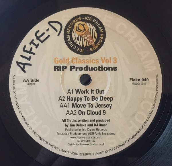 R.I.P. Productions - Gold Classics Vol 3 | Ice Cream Records (FLAKE 040) - 2 R.I.P. Productions - Gold Classics Vol 3 | Ice Cream Records (FLAKE 040) - 2