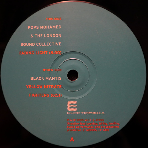 Pops Mohamed & London Sound Collective / Black Mantis - Fading Light / Yellow Nitrate Fighters | Electric M.E.L.T. (ELM 8006) - 3 Pops Mohamed & London Sound Collective / Black Mantis - Fading Light / Yellow Nitrate Fighters | Electric M.E.L.T. (ELM 8006) - 3
