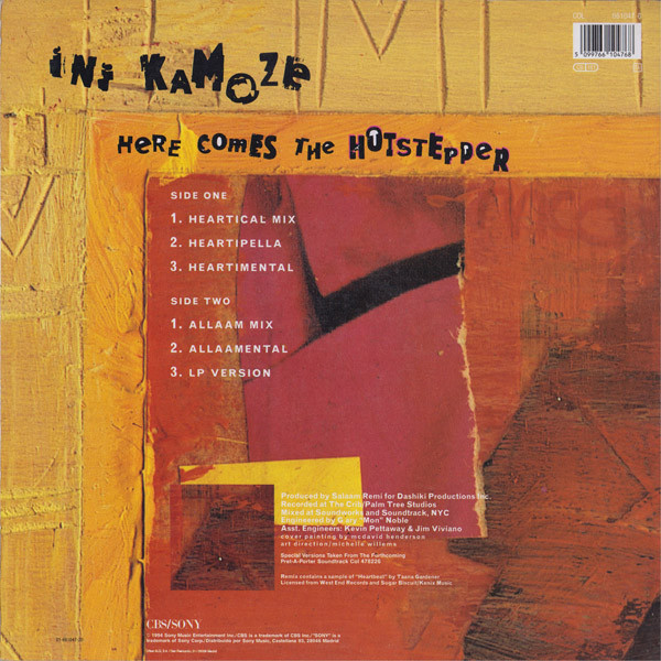 Ini Kamoze - Here Comes The Hotstepper | CBS/Sony (COL 661047 6) - 2 Ini Kamoze - Here Comes The Hotstepper | CBS/Sony (COL 661047 6) - 2