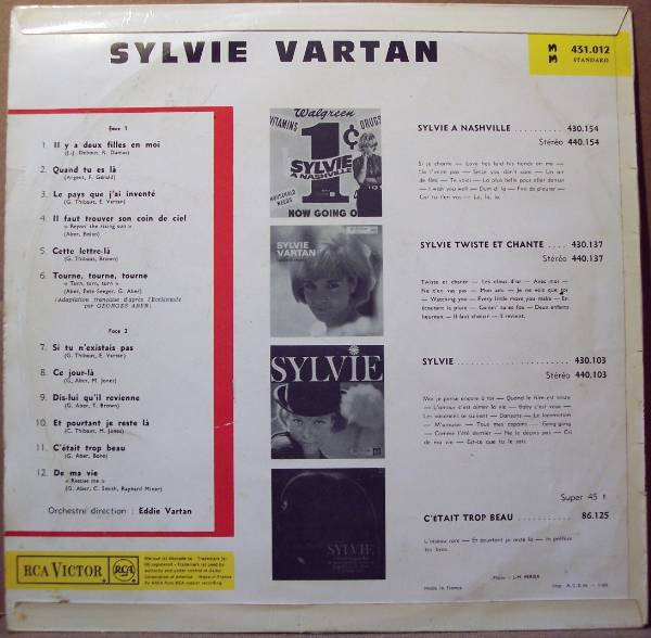 Sylvie Vartan - Sylvie | RCA Victor (431.012) - 2 Sylvie Vartan - Sylvie | RCA Victor (431.012) - 2