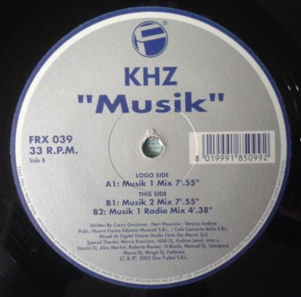 KHZ - Musik | Fresca (FRX 039) - main