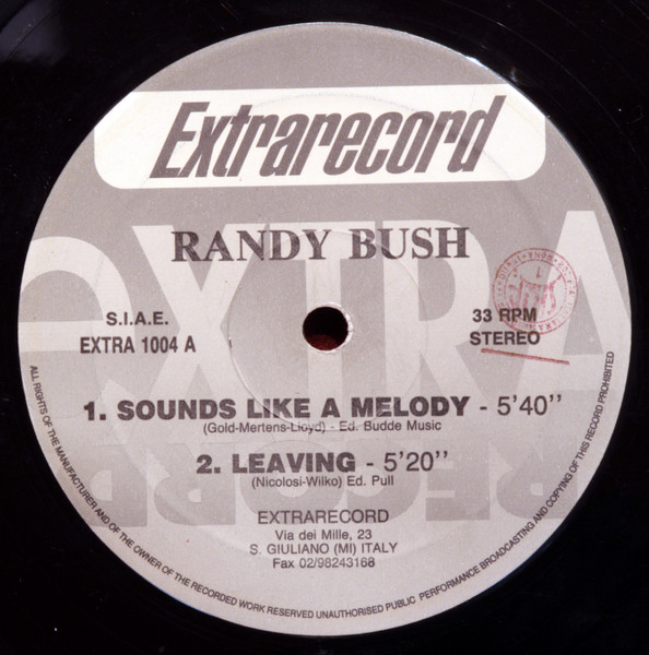 Randy Bush - Sounds Like A Melody | Extrarecord (EXTRA 1004) - 4 Randy Bush - Sounds Like A Melody | Extrarecord (EXTRA 1004) - 4