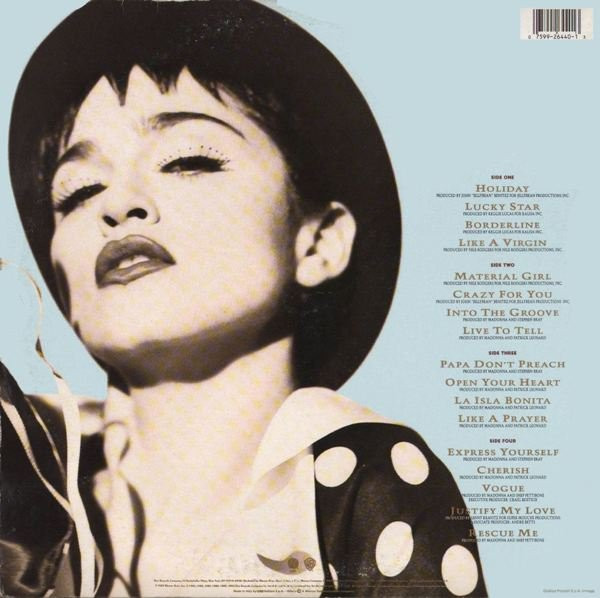 Madonna - The Immaculate Collection | Sire (7599-26440-1) - 2 Madonna - The Immaculate Collection | Sire (7599-26440-1) - 2