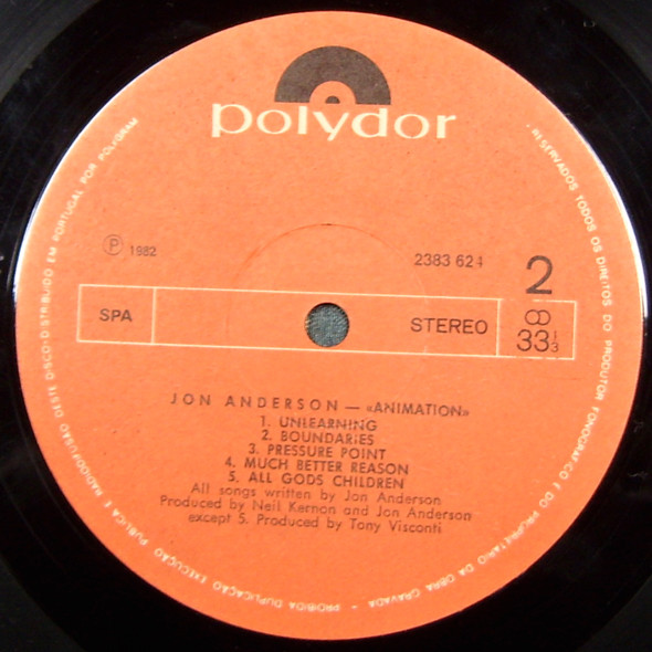 Jon Anderson - Animation | Polydor (2383 624) - 2