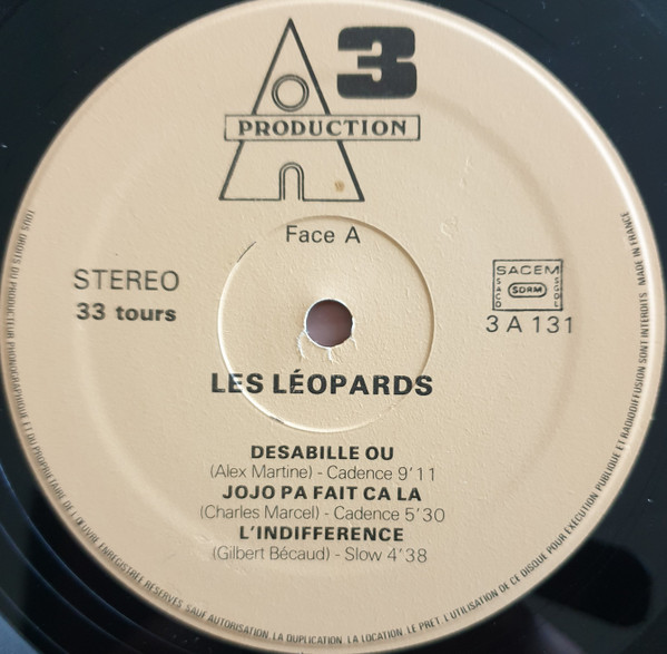 Les Leopards - Avec Le Peuple.. Jojo Pas Fait Çà La | 3A Production (3A 131) - 3 Les Leopards - Avec Le Peuple.. Jojo Pas Fait Çà La | 3A Production (3A 131) - 3