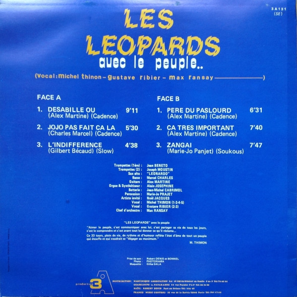 Les Leopards - Avec Le Peuple.. Jojo Pas Fait Çà La | 3A Production (3A 131) - 2 Les Leopards - Avec Le Peuple.. Jojo Pas Fait Çà La | 3A Production (3A 131) - 2