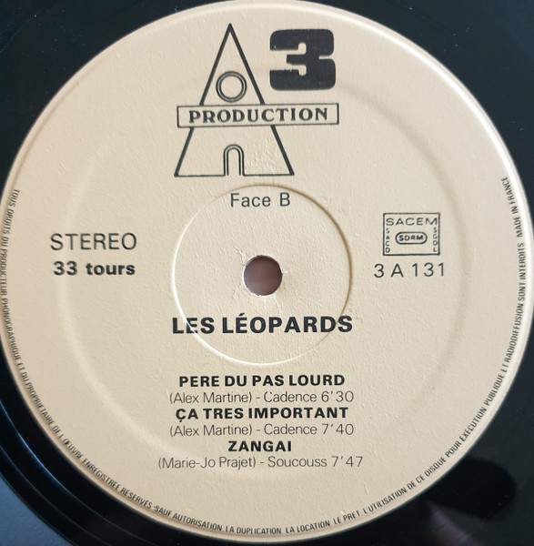 Les Leopards - Avec Le Peuple.. Jojo Pas Fait Çà La | 3A Production (3A 131) - 4 Les Leopards - Avec Le Peuple.. Jojo Pas Fait Çà La | 3A Production (3A 131) - 4