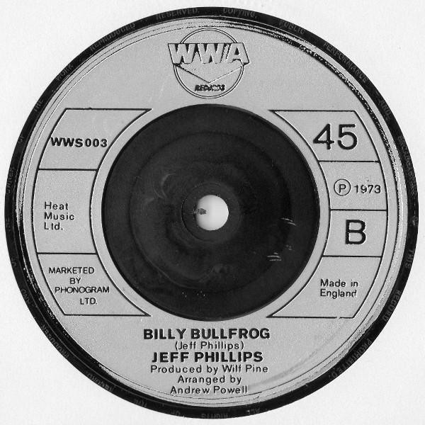 Jeff Phillips - I'll Never Fall In Love Again | WWA Records (WWS003) - 2