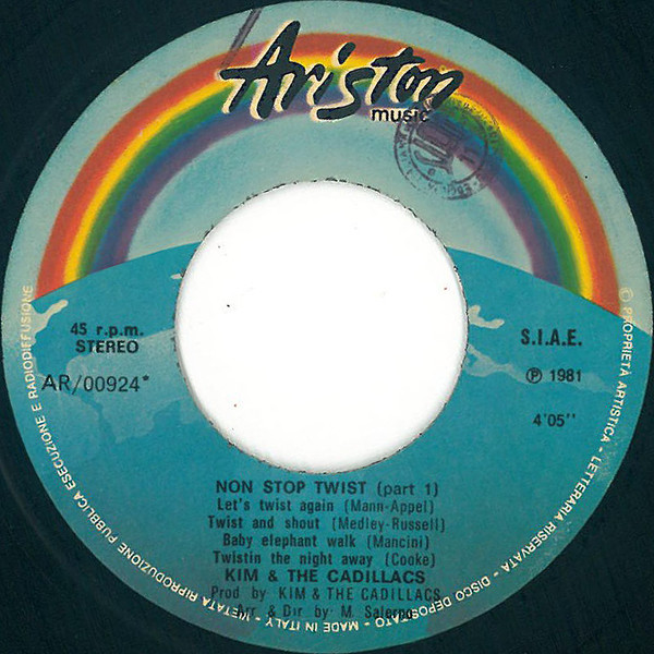 Kim & The Cadillacs - Non Stop Twist  (Part 1) | Ariston Music (AR/00924) - 3