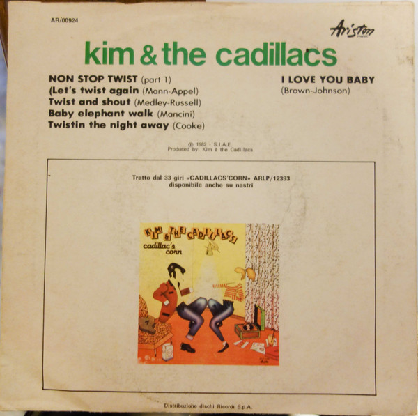 Kim & The Cadillacs - Non Stop Twist  (Part 1) | Ariston Music (AR/00924) - 2