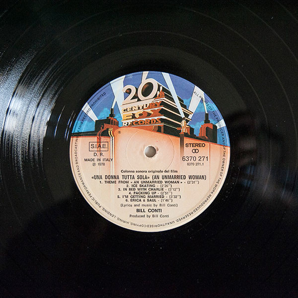 Bill Conti - Una Donna Tutta Sola (An Unmarried Woman) | 20th Century Fox Records (6370 271) - 3 Bill Conti - Una Donna Tutta Sola (An Unmarried Woman) | 20th Century Fox Records (6370 271) - 3