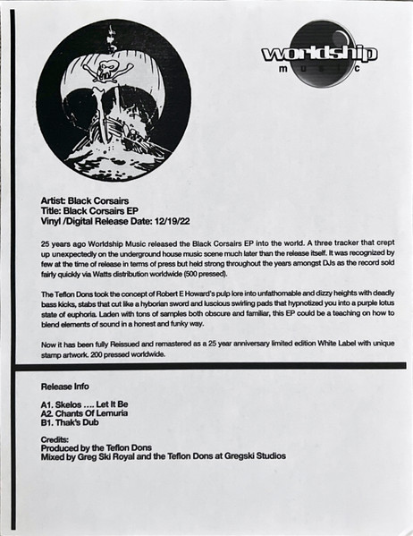 Black Corsairs - Black Corsairs EP | Worldship (WS-003RE) - 2 Black Corsairs - Black Corsairs EP | Worldship (WS-003RE) - 2