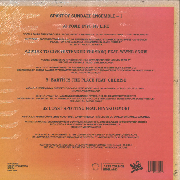 Spirit Of Sundaze Ensemble - I | SOSE Recordings (SOSER002)