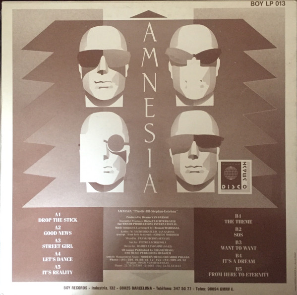 Amnesia - From Here To Eternity | Boy Records (BOY-LP-013) - 2 Amnesia - From Here To Eternity | Boy Records (BOY-LP-013) - 2