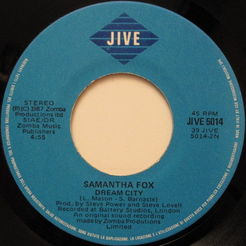 Samantha Fox - Nothing's Gonna Stop Me Now | Jive (JIVE 5014) - 4