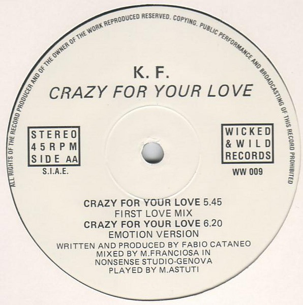 Crazy For Your Love