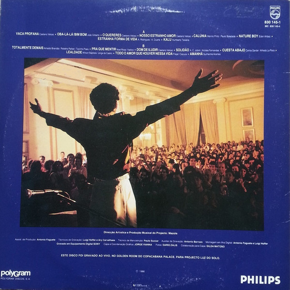 Caetano Veloso - Totalmente Demais | Philips (830145-1) - 2