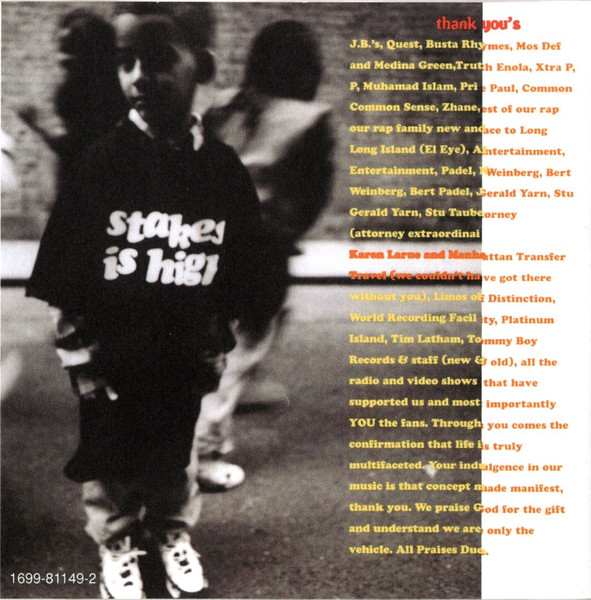 De La Soul - Stakes Is High | Tommy Boy (TBCD 1149) - 4 De La Soul - Stakes Is High | Tommy Boy (TBCD 1149) - 4