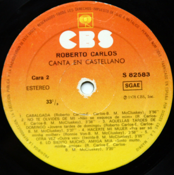 Roberto Carlos - Roberto Carlos Canta En Castellano | CBS (S 82583) - 4 Roberto Carlos - Roberto Carlos Canta En Castellano | CBS (S 82583) - 4